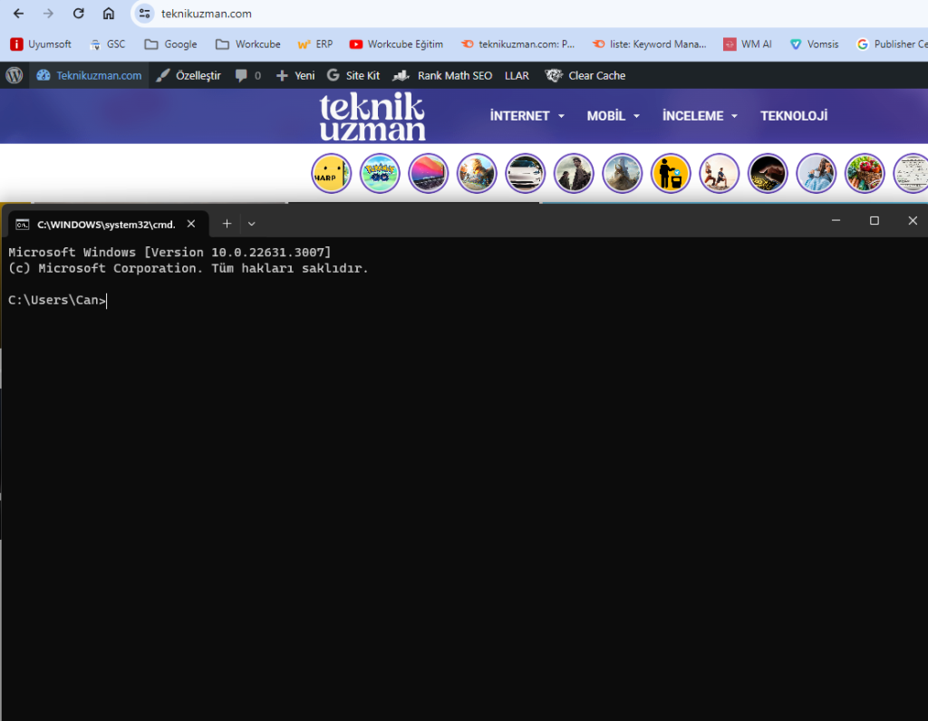 Cmd ile windows etkinleştirmek?